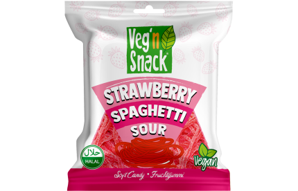 Veg'n Snack Strawberry Spaghetti 80G